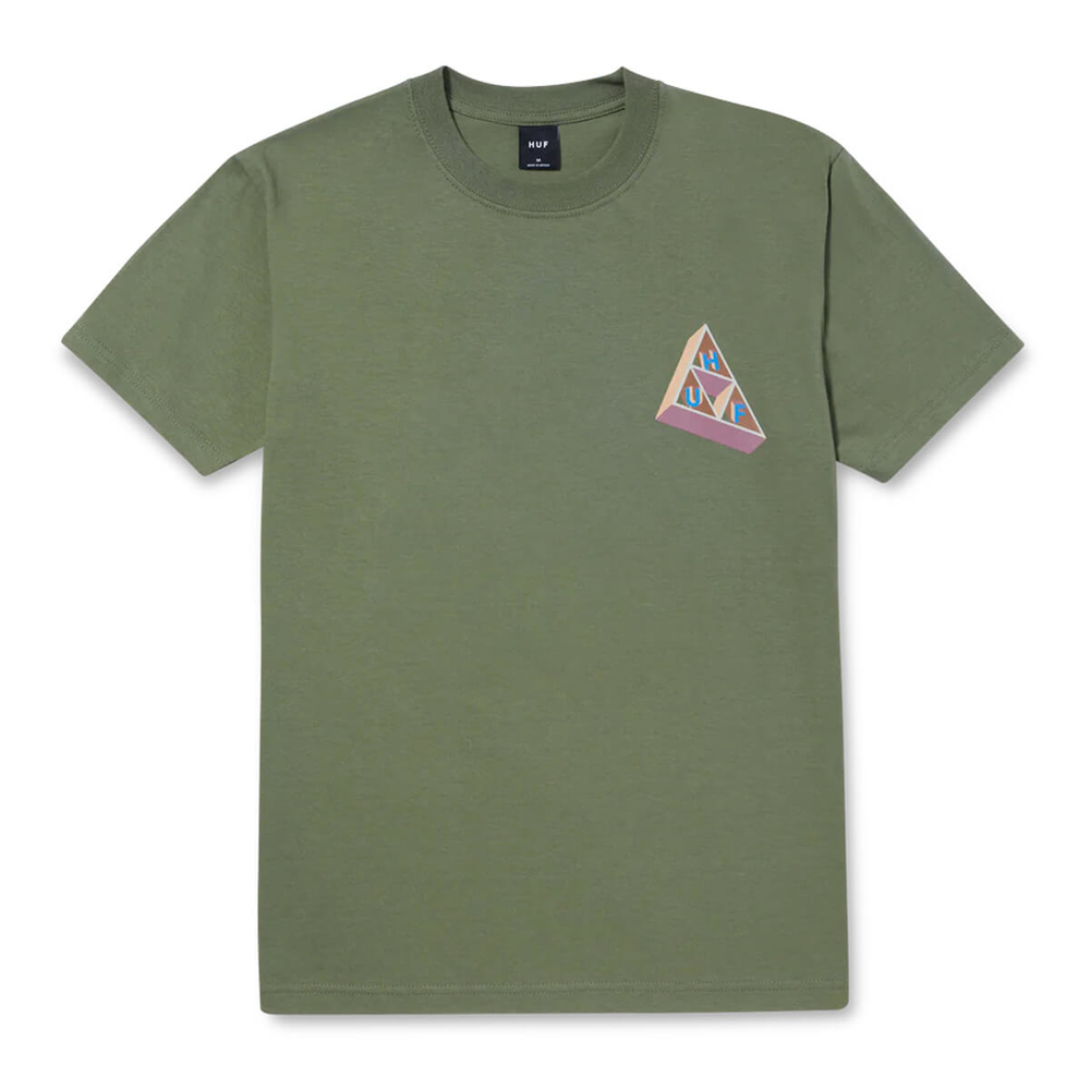 HUF BASED TT T-SHIRT OLIVE L