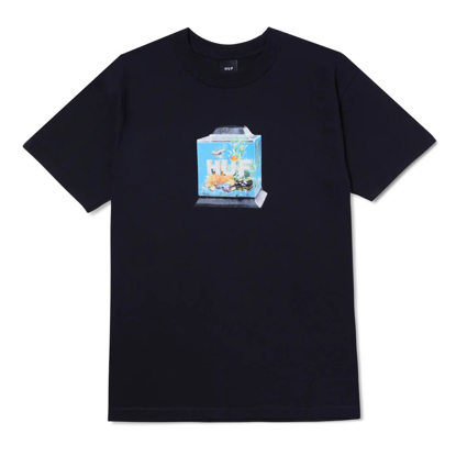 HUF FISHTANKIN' T-SHIRT BLACK S