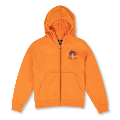 VOLCOM SANAIR ZIP PULLOVER SAFFRON S