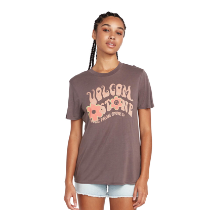 VOLCOM TERN N BERN T-SHIRT SLATE GREY XS