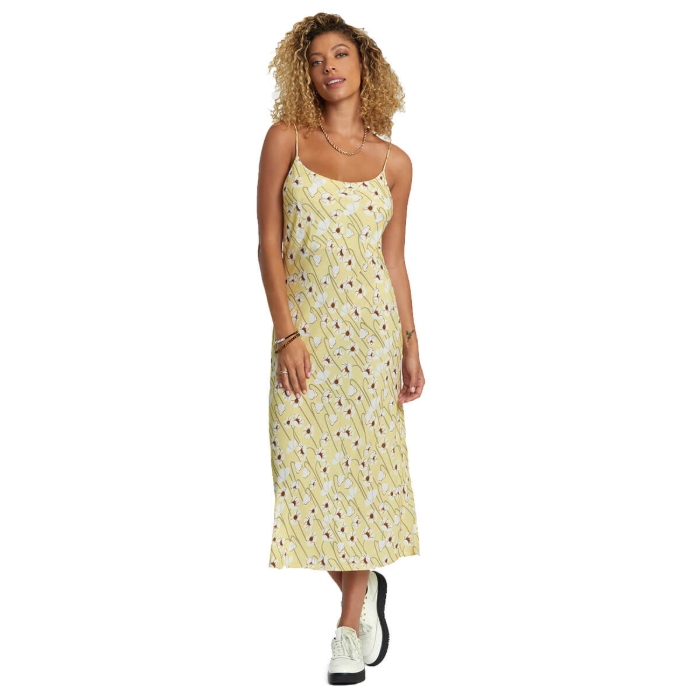 RVCA MAIDEN DRESS GOLDEN M/10