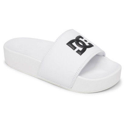 DC DC SLIDE PLATFORM WHITE/WHITE/BLACK 39