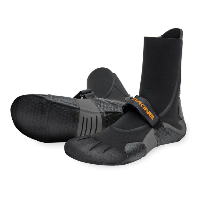 DAKINE CYCLONE SPLIT TOE BOOT 5/4MM BLACK 10