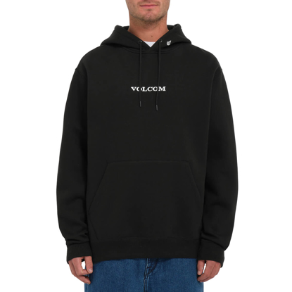 VOLCOM VOLCOM STONE FLEECE PULLOVER HOODIE BLACK S
