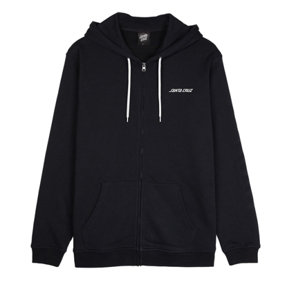 SANTA CRUZ SCREAMING FLASH ZIP HOOD BLACK XL