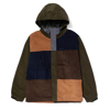 HUF CONTRAST CORD MOUNTAIN JACKET AVOCADO XL