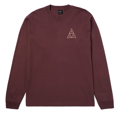 HUF HUF SET TT L/S T-SHIRT EGGPLANT XL