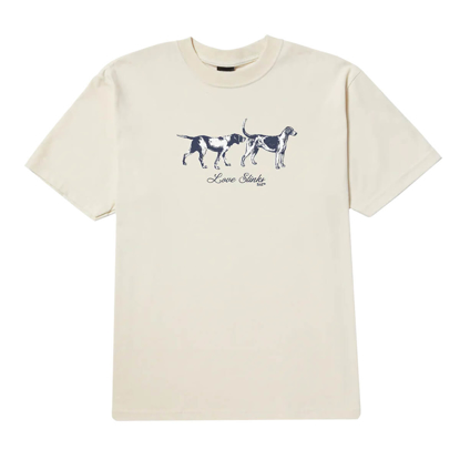 HUF LOVE STINKS T-SHIRT BONE XXL