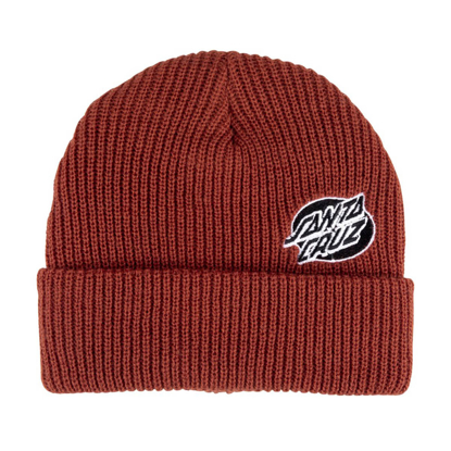 SANTA CRUZ MONO LINED OVAL DOT BEANIE TERRACOTTA UNI