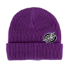 SANTA CRUZ MONO LINED OVAL DOT BEANIE GRAPE UNI