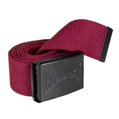 INDEPENDENT SPAN CONCEALED WEB BELT MAROON UNI