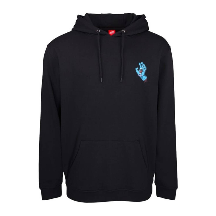 SANTA CRUZ SCREAMING HAND CHEST HOOD BLACK S