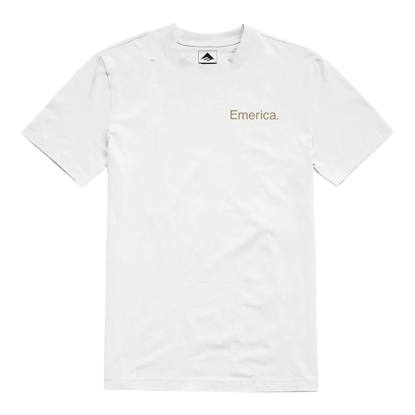 EMERICA THIS IS SKATEBOARDING TEE WHITE L