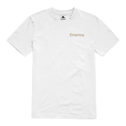 EMERICA THIS IS SKATEBOARDING TEE WHITE XL