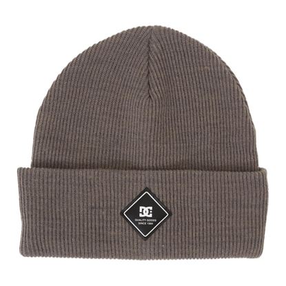 DC LABEL BEANIE PEWTER UNI