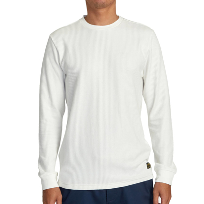 RVCA DAY SHIFT THERMAL LS OFF WHITE L