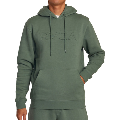RVCA BIG RVCA EMBOSSED HOODIE JADE M