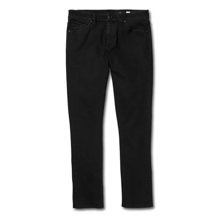 VOLCOM 2X4 DENIM PANTS BLACK OUT 30X32