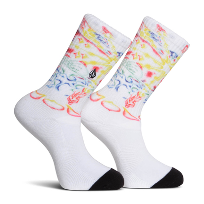 VOLCOM FA SAM RYSER SOCK WHITE UNI