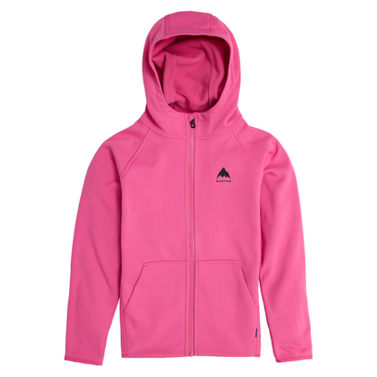 BURTON CROWN WEATHERPROOF FULL-ZIP FLEECE KID FUCHSIA FUSION L