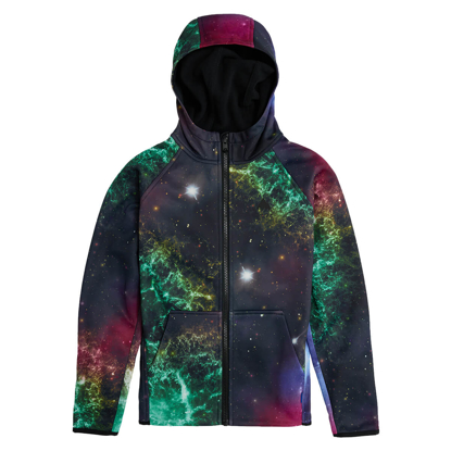 BURTON CROWN WEATHERPROOF FULL-ZIP FLEECE KID PAINTED PLANETS M