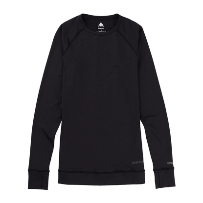 BURTON BURTON LIGHTWEIGHT X BASE LAYER CREWNECK W TRUE BLACK M