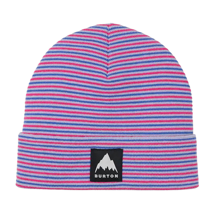 BURTON RECYCLED STRIPE BEANIE KID FUCHSIA FUSION/AMPARO BLUE/SUPERNOVA UNI