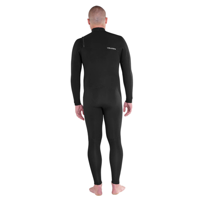 VOLCOM 4/3MM CHEST ZIP FULLSUIT BLACK L