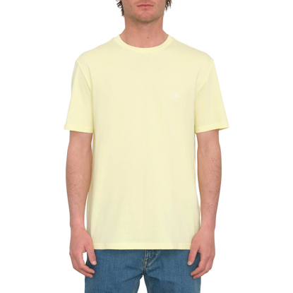 VOLCOM STONE BLANKS BASIC T-SHIRT AURA YELLOW S