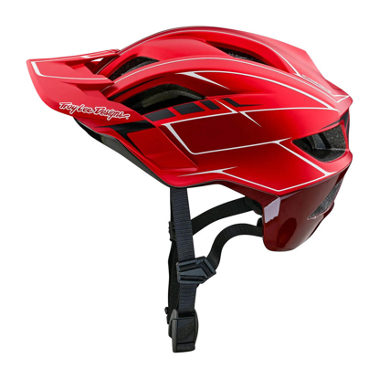 TROY LEE DESIGNS FLOWLINE SE HELMET PINSTRIPE RED M/L