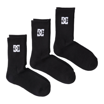 DC SPP DC CREW 3PK BLACK UNI