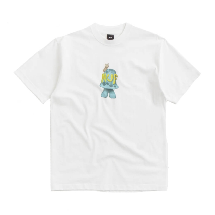 HUF SHROOMERY S/S T-SHIRT WHITE L
