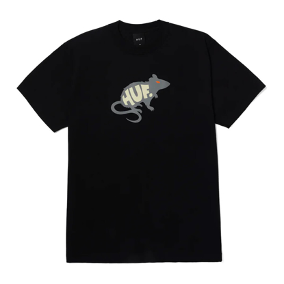 HUF MAN'S BEST FRIEND S/S T-SHIRT BLACK M