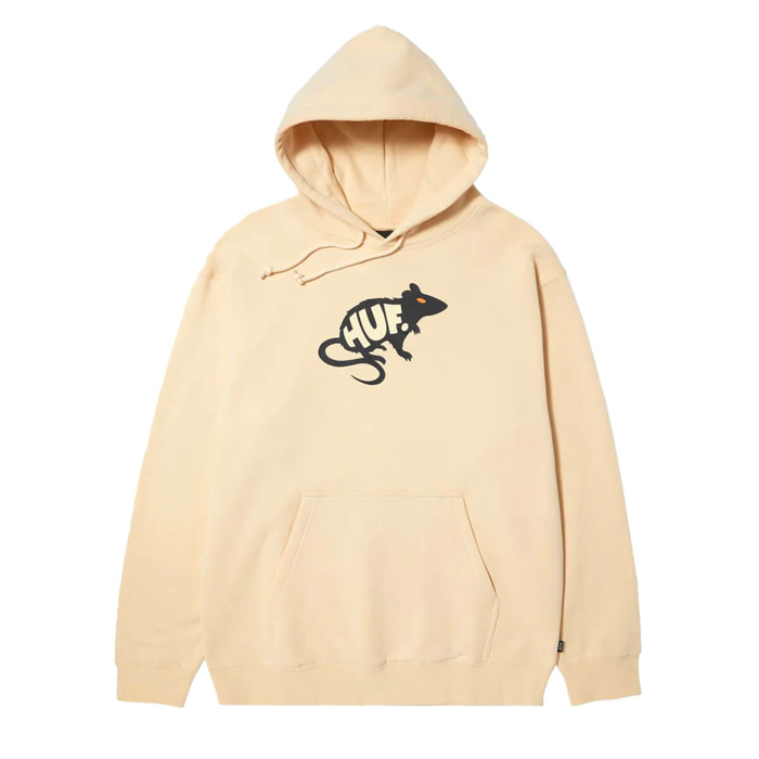 HUF MAN'S BEST FRIEND P/O HOODIE WHEAT M
