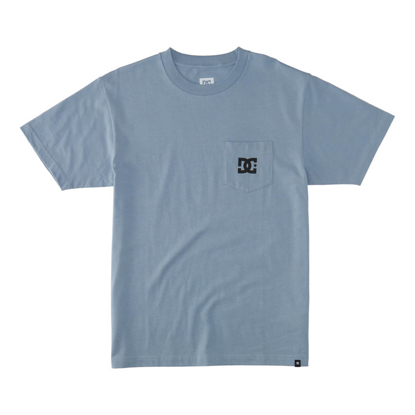 DC DC STAR POCKET T-SHIRT ASHLEY BLUE L