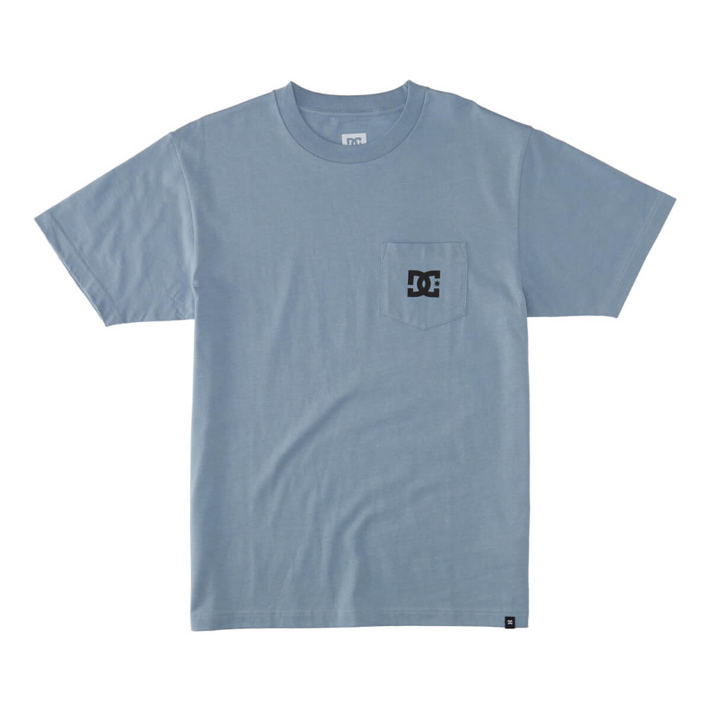 DC DC STAR POCKET T-SHIRT ASHLEY BLUE M