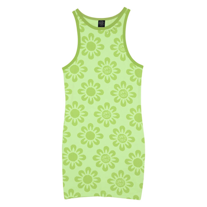 SANTA CRUZ STRIP RACER GREEN FLOWERS 6