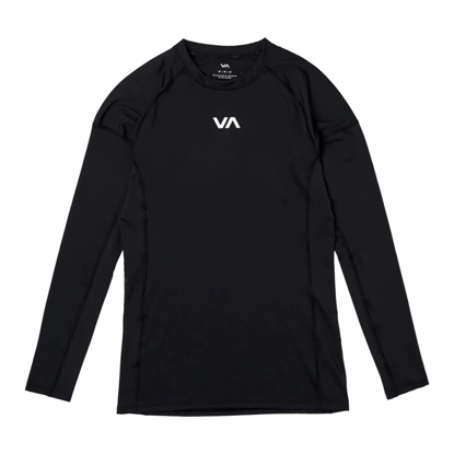RVCA SPORT RASHGUARD LS BLACK M