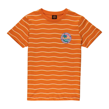 SANTA CRUZ YOUTH PARADISE BREAK APRICOT WAVE STRIPE 6-8