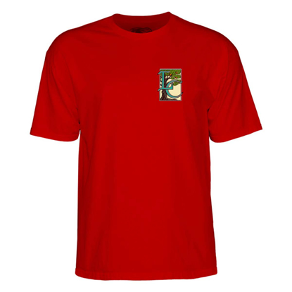 POWELL LANCE CONKLIN FACE T-SHIRT RED S