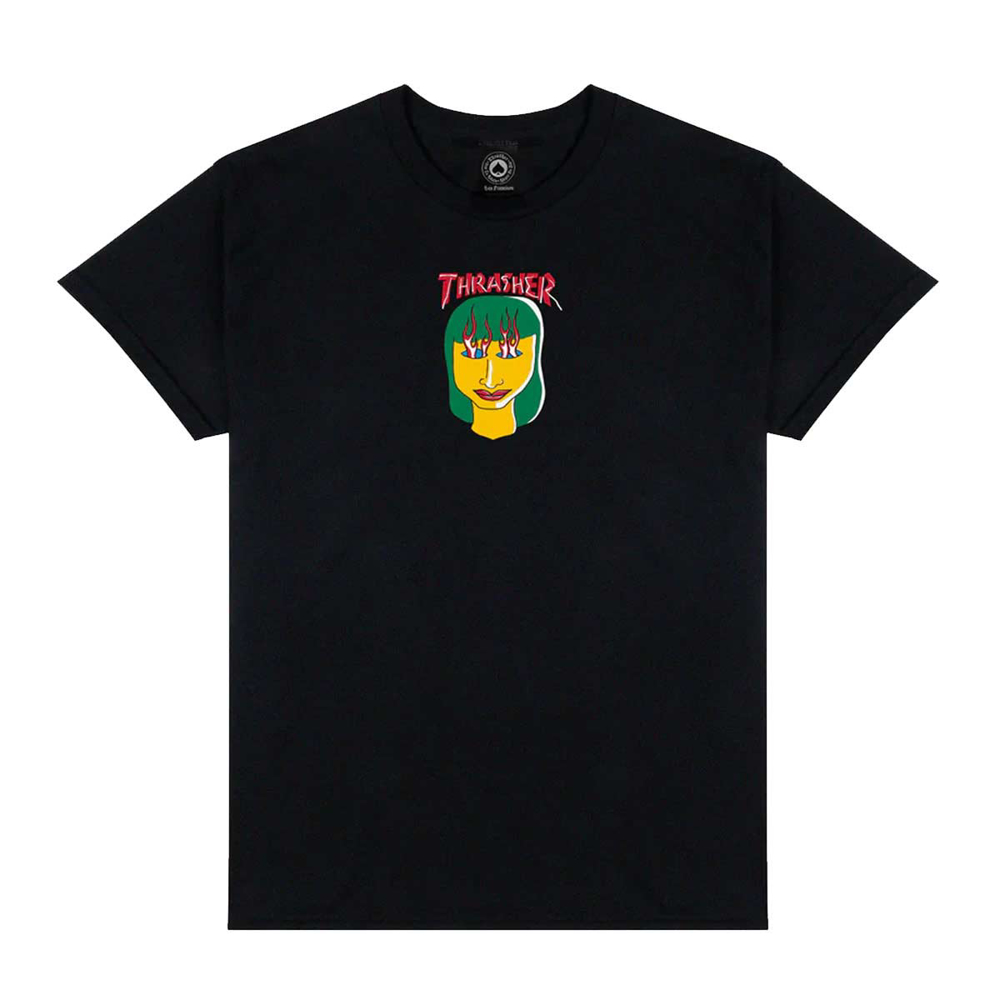 THRASHER MAGAZINE TALK SHIT BY GONZ T-SHIRT BLACK S