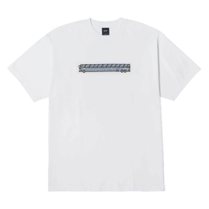 HUF TRANSPORT T-SHIRT WHITE L
