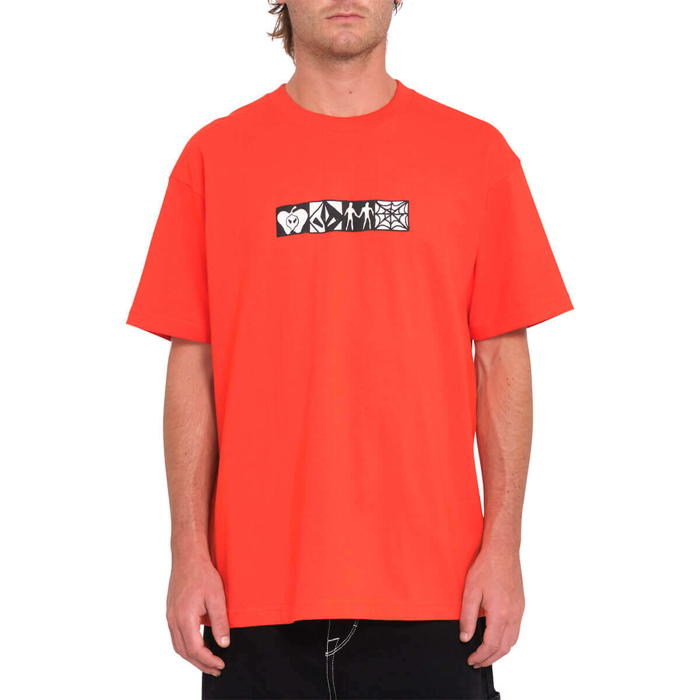 VOLCOM FA KEUTCHI 3 T-SHIRT BRIGHT RED L
