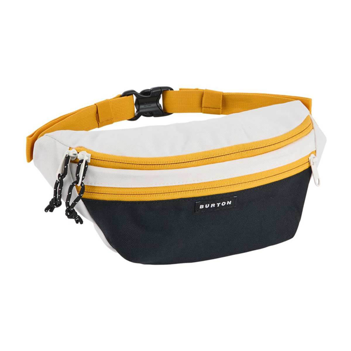 BURTON HIP PACK STOUT WHITE / GOLDENROD / TRUE BLACK UNI