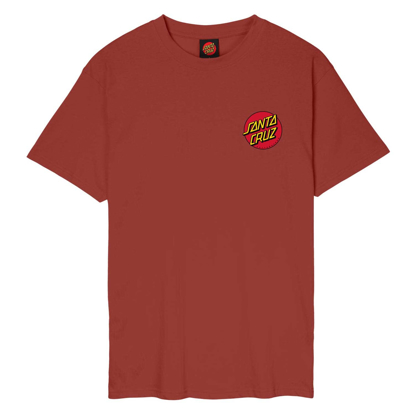 SANTA CRUZ CLASSIC DOT CHEST DARK RUST M