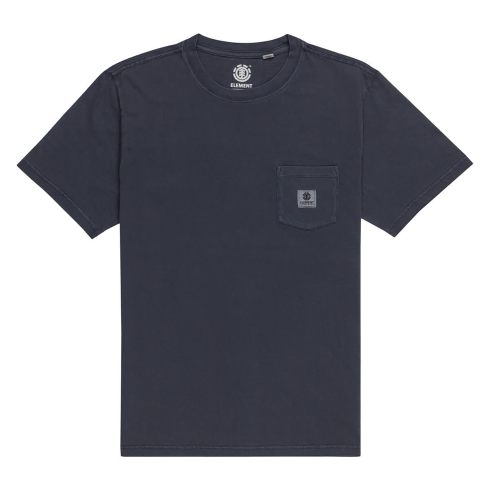 ELEMENT BASIC POCKET PIGMENT T-SHIRT BLUE NIGHTS M