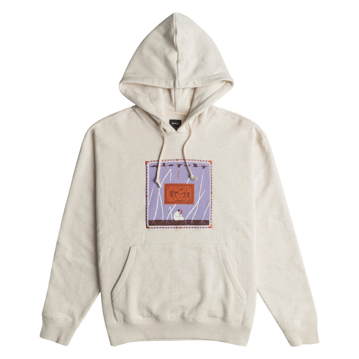 RVCA GABRIELLE MONCEAUX HOODIE OATMEAL HEATHER L