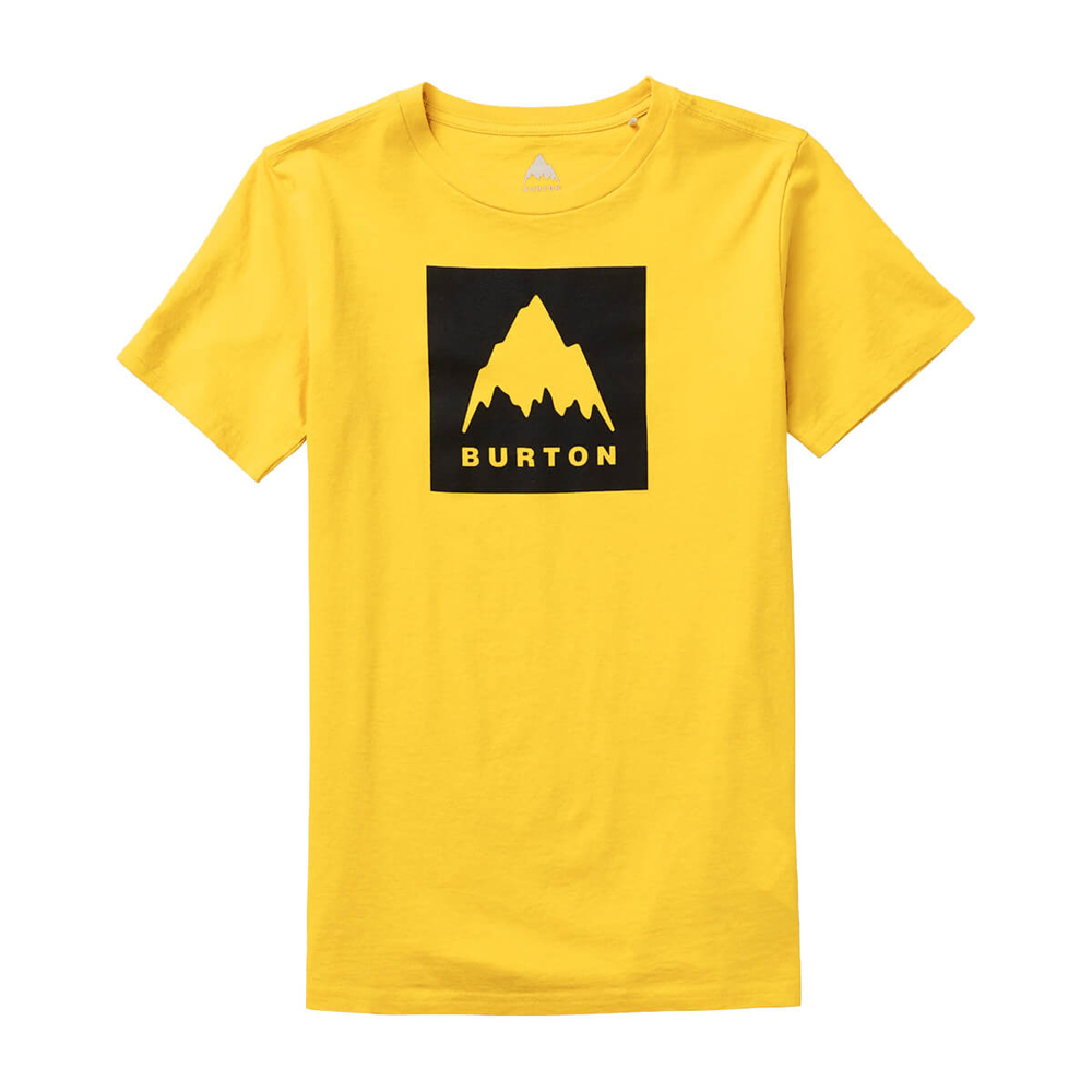 BURTON KIDS' CLASSIC HIGH MOUNTAIN SHORT SLEEVE T-SHIRT GOLDENROD S