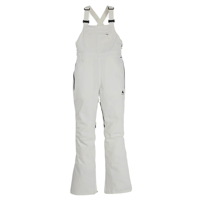 BURTON AVALON STRETCH BIB PANTS STOUT WHITE M