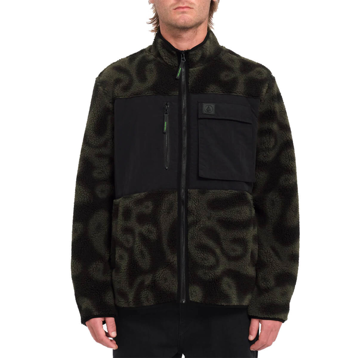 VOLCOM FA ZEPHYR STORM STONE ZIP PRT-PRINT L